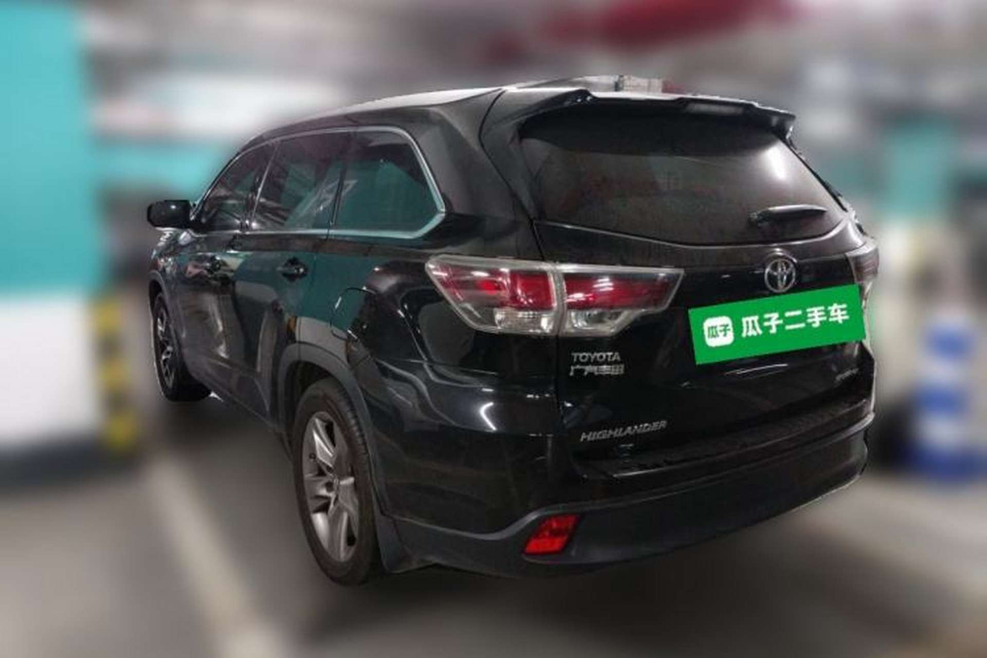Used Toyota Highlander 2015 2.0T Four-Wheel Drive Luxury Edition 7-Seater Rear Left 45 Deg