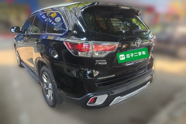 Used Toyota Highlander 2015 2.0T Four-Wheel Drive Luxury Edition 7-Seater Rear Left 45 Deg