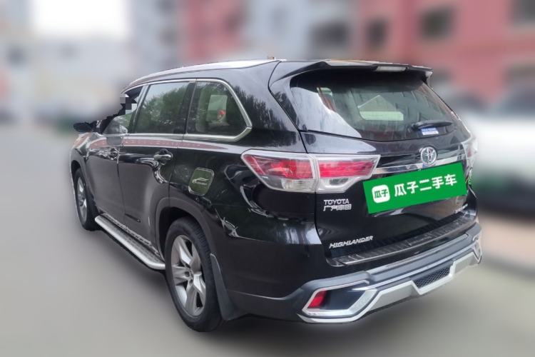 Used Toyota Highlander 2015 2.0T Four-Wheel Drive Luxury Edition 7-Seater Rear Left 45 Deg