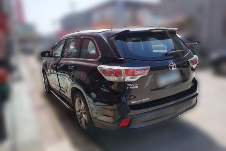 Used Toyota Highlander 2015 2.0T Four-Wheel Drive Luxury Edition 7-Seater Rear Left 45 Deg
