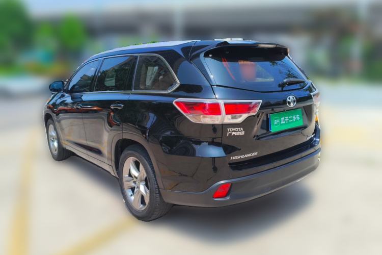 Used Toyota Highlander 2015 2.0T Four-Wheel Drive Ultimate Edition 7-Seater Rear Left 45 Deg
