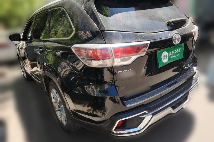 Used Toyota Highlander 2015 2.0T Four-Wheel Drive Luxury Edition 7-Seater Rear Left 45 Deg
