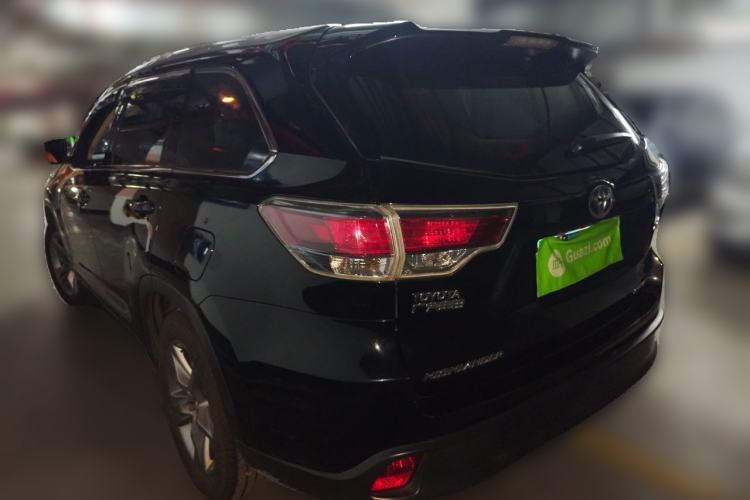 Used Toyota Highlander 2015 2.0T Four-Wheel Drive Luxury Edition 7-Seater Rear Left 45 Deg