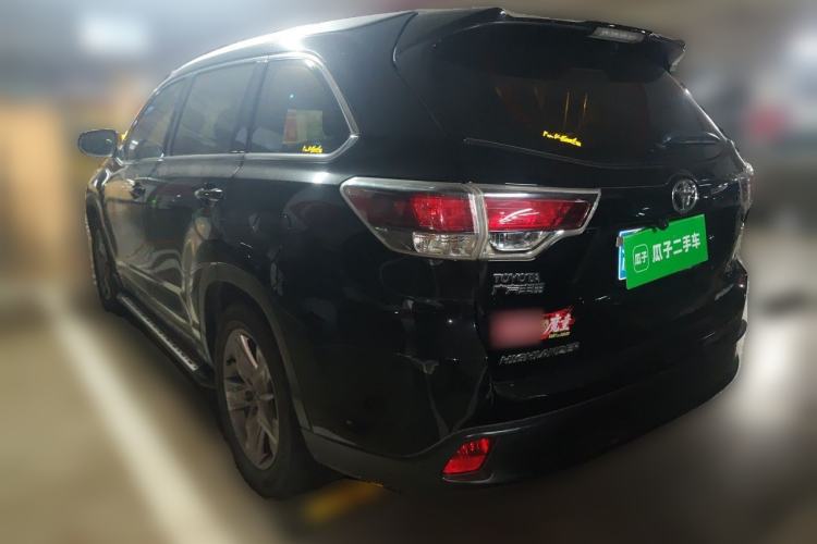 Used Toyota Highlander 2015 2.0T Four-Wheel Drive Luxury Edition 7-Seater Rear Left 45 Deg