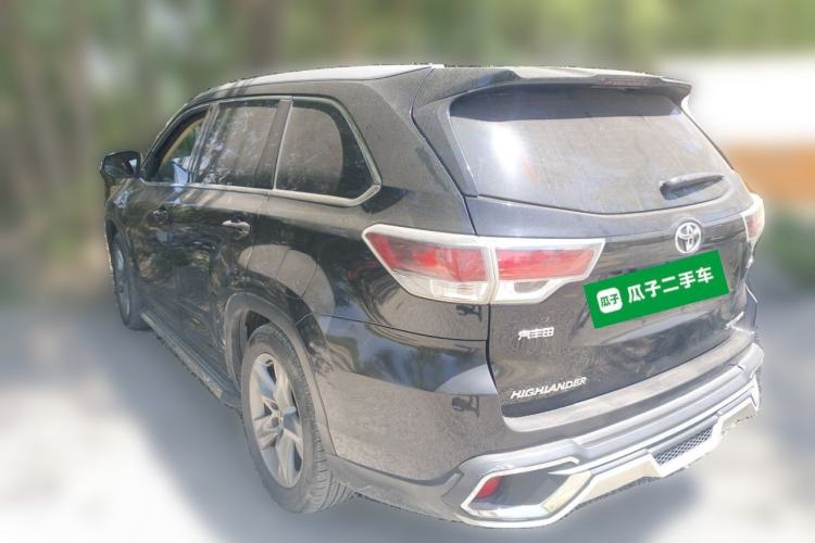 Used Toyota Highlander 2015 2.0T Four-Wheel Drive Luxury Edition 7-Seater Rear Left 45 Deg