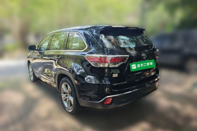 Used Toyota Highlander 2015 2.0T Four-Wheel Drive Luxury Edition 7-Seater Rear Left 45 Deg