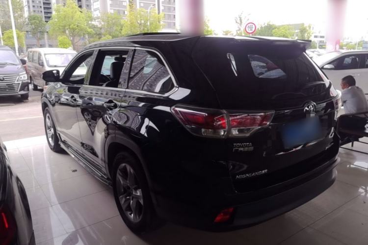 Used Toyota Highlander 2015 2.0T Four-Wheel Drive Luxury Edition 7-Seater Rear Left 45 Deg