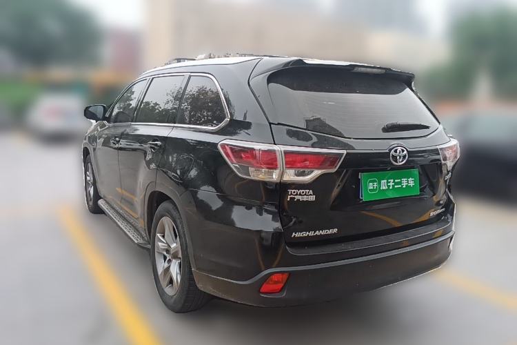 Used Toyota Highlander 2015 2.0T Four-Wheel Drive Luxury Edition 7-Seater Rear Left 45 Deg