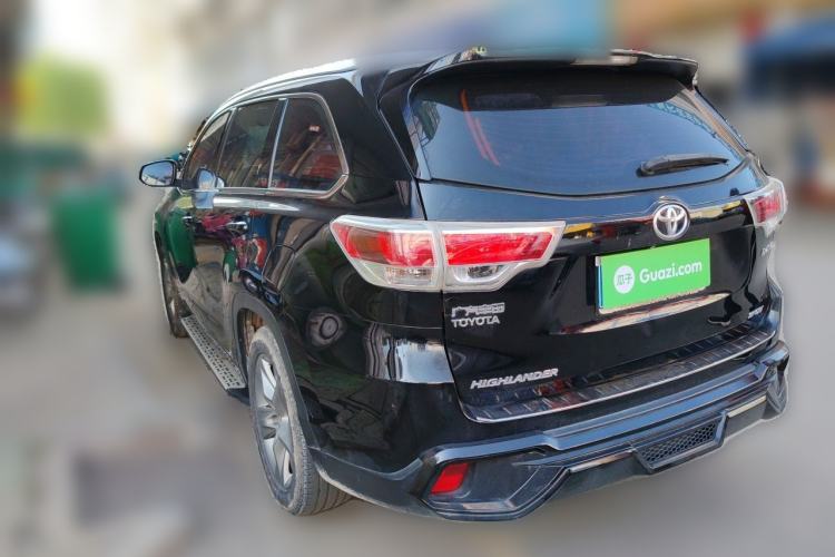 Used Toyota Highlander 2015 2.0T Two-Wheel Drive Luxury Edition 7 Seats Rear Left 45 Deg