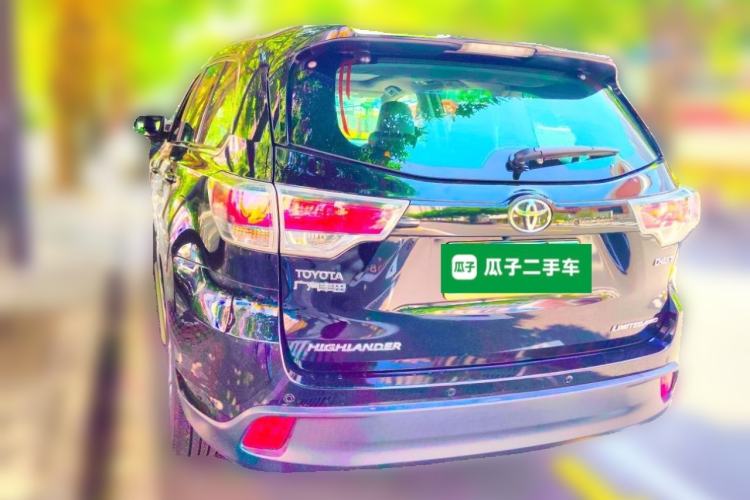Used Toyota Highlander 2015 2.0T Four-Wheel Drive Ultimate Edition 7-Seater Rear Left 45 Deg
