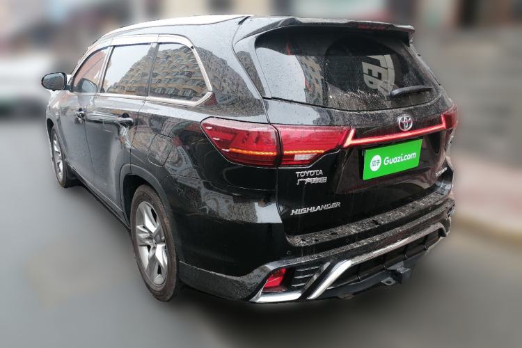 Used Toyota Highlander 2015 2.0T Four-Wheel Drive Luxury Edition 7-Seater Rear Left 45 Deg