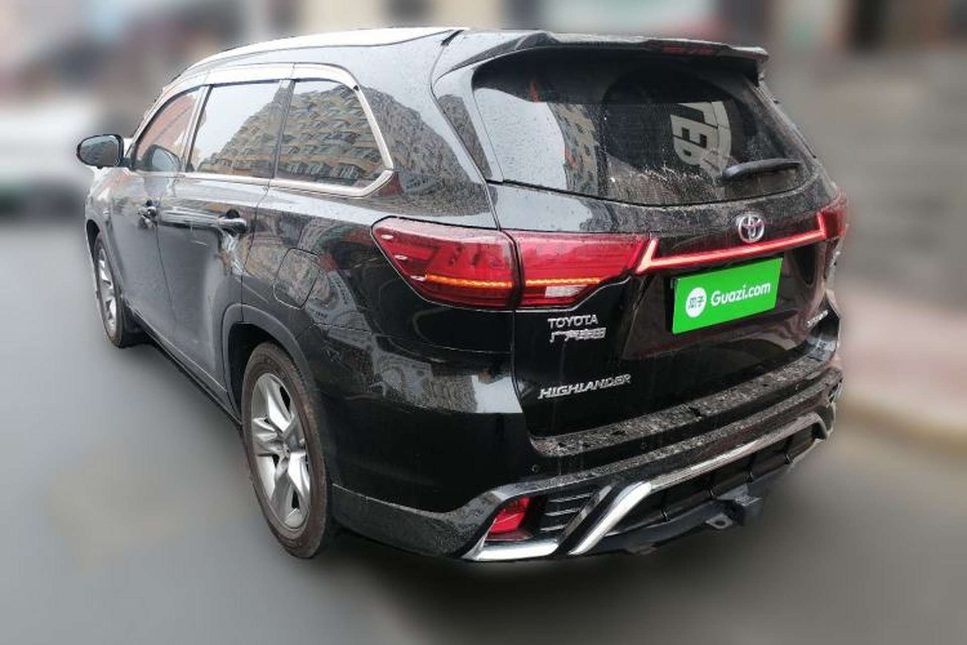 Used Toyota Highlander 2015 2.0T Four-Wheel Drive Luxury Edition 7-Seater Rear Left 45 Deg