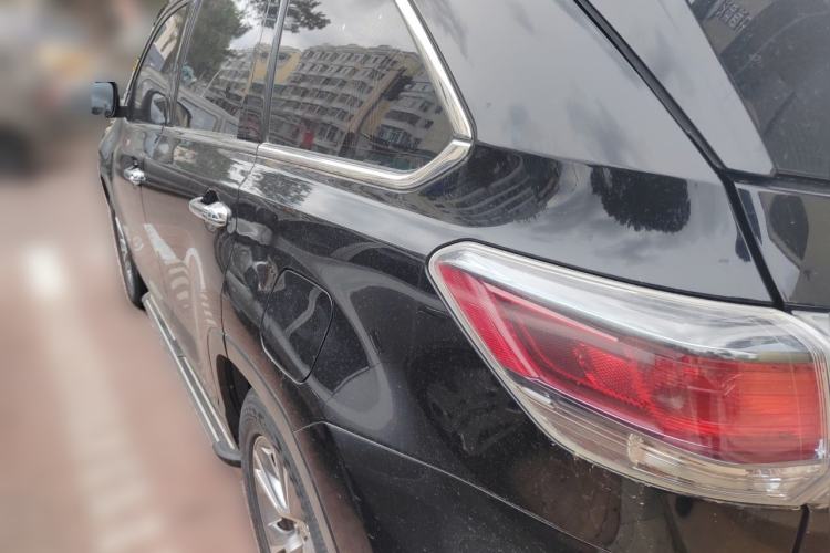 Used Toyota Highlander 2015 2.0T Four-Wheel Drive Elite Edition 7-Seater Rear Left 45 Deg
