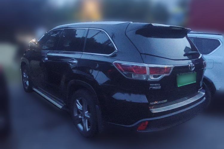 Used Toyota Highlander 2015 2.0T Four-Wheel Drive Luxury Navigation Version with 7 Seats Rear Left 45 Deg