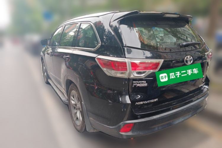 Used Toyota Highlander 2015 2.0T Four-Wheel Drive Luxury Edition 7-Seater Rear Left 45 Deg