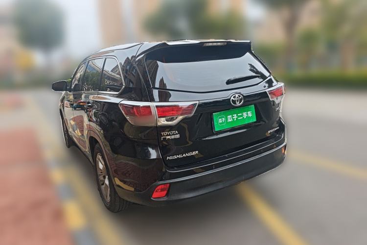 Used Toyota Highlander 2015 2.0T Four-Wheel Drive Luxury Edition 7-Seater Rear Left 45 Deg