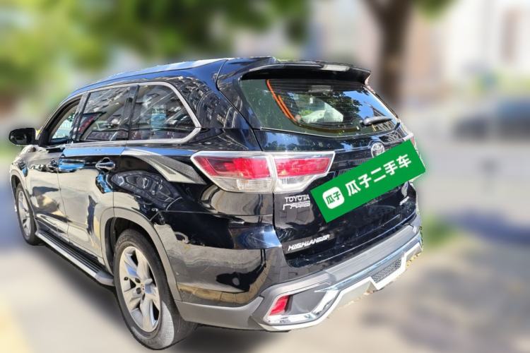 Used Toyota Highlander 2015 2.0T Four-Wheel Drive Luxury Edition 7-Seater Rear Left 45 Deg