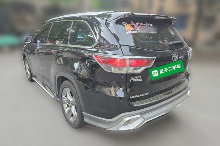 Used Toyota Highlander 2015 2.0T Four-Wheel Drive Luxury Edition 7-Seater Rear Left 45 Deg