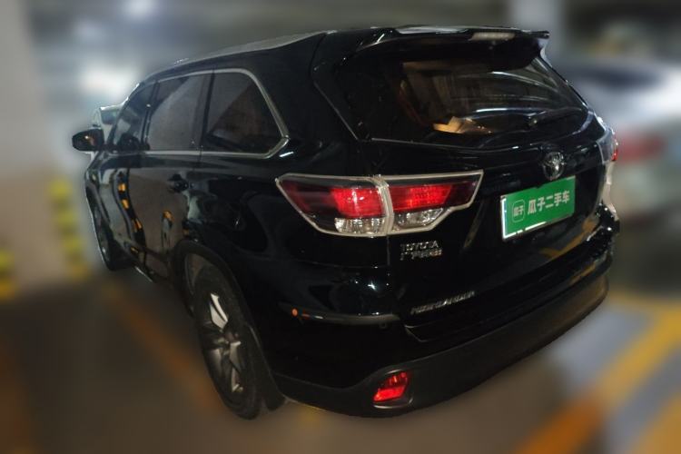 Used Toyota Highlander 2015 2.0T Four-Wheel Drive Luxury Edition 7-Seater Rear Left 45 Deg