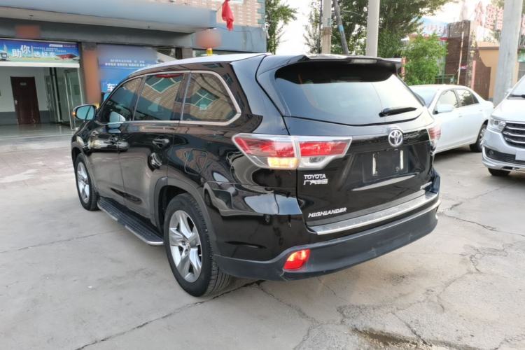 Used Toyota Highlander 2015 2.0T Four-Wheel Drive Luxury Edition 7-Seater Rear Left 45 Deg