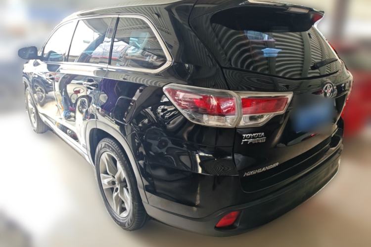 Used Toyota Highlander 2015 2.0T Four-Wheel Drive Luxury Edition 7-Seater Rear Left 45 Deg