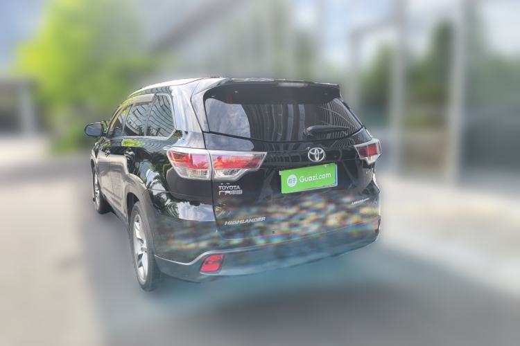 Used Toyota Highlander 2015 2.0T Four-Wheel Drive Ultimate Edition 7-Seater Rear Left 45 Deg