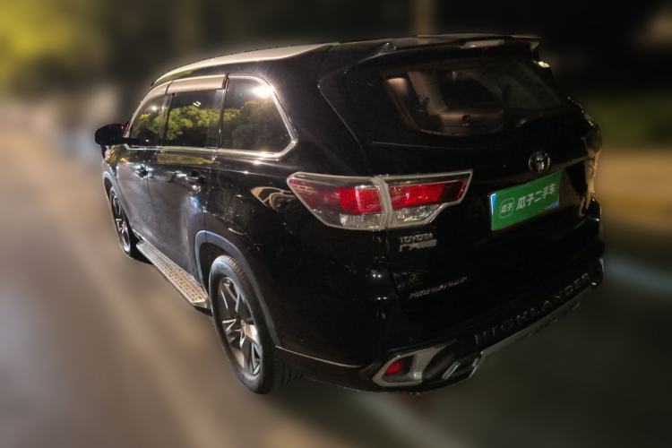 Used Toyota Highlander 2015 2.0T Four-Wheel Drive Luxury Edition 7-Seater Rear Left 45 Deg