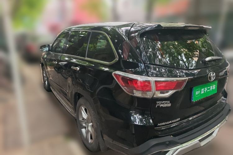 Used Toyota Highlander 2015 2.0T Four-Wheel Drive Ultimate Edition 7-Seater Rear Left 45 Deg