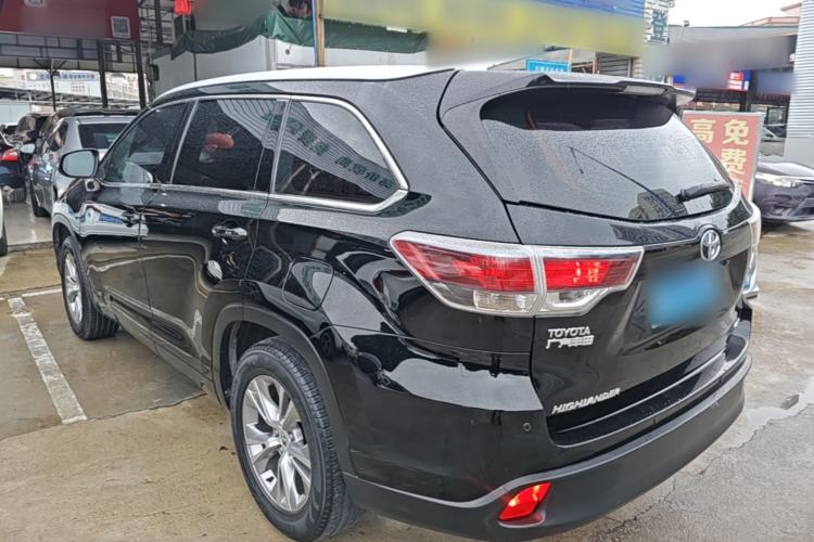 Used Toyota Highlander 2015 2.0T Four-Wheel Drive Elite Edition 7-Seater Rear Left 45 Deg