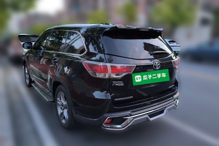 Used Toyota Highlander 2015 2.0T Four-Wheel Drive Luxury Edition 7-Seater Rear Left 45 Deg