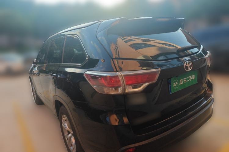 Used Toyota Highlander 2015 2.0T Four-Wheel Drive Elite Edition 7-Seater Rear Left 45 Deg