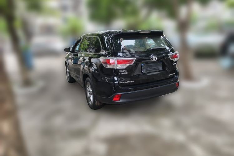 Used Toyota Highlander 2015 2.0T Four-Wheel Drive Luxury Edition 7-Seater Rear Left 45 Deg