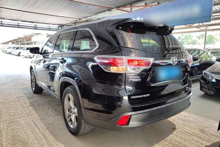 Used Toyota Highlander 2015 2.0T Four-Wheel Drive Ultimate Edition 7-Seater Rear Left 45 Deg