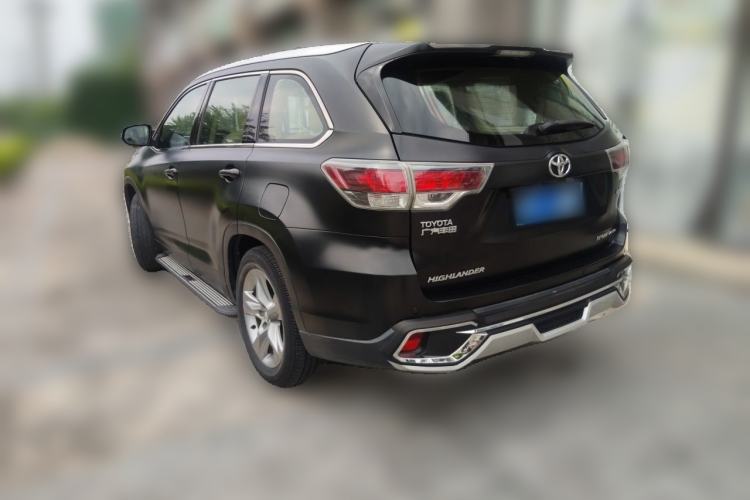 Used Toyota Highlander 2015 2.0T Four-Wheel Drive Luxury Navigation Version with 7 Seats Rear Left 45 Deg