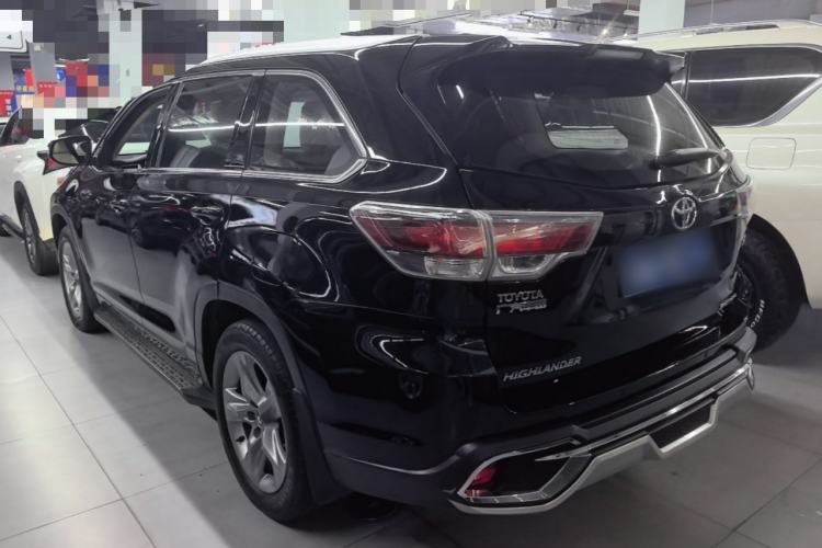 Used Toyota Highlander 2015 2.0T Four-Wheel Drive Luxury Edition 7-Seater Rear Left 45 Deg