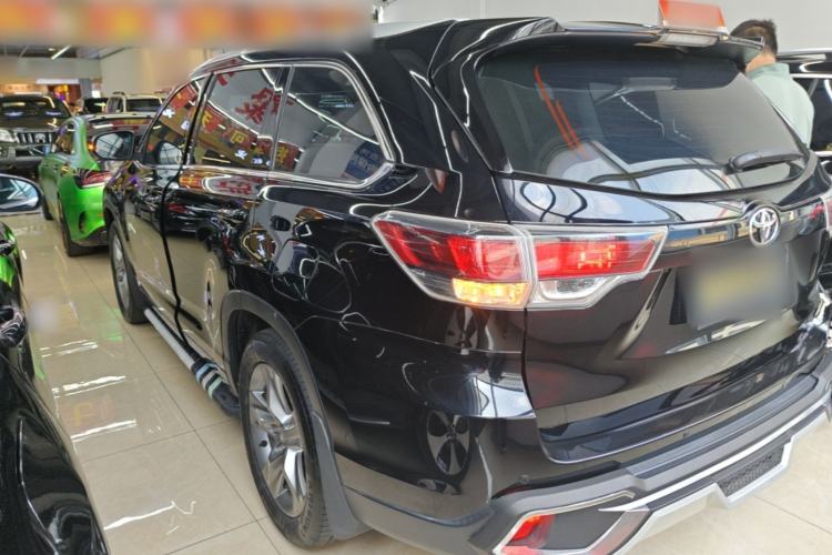 Used Toyota Highlander 2015 2.0T Four-Wheel Drive Luxury Edition 7-Seater Rear Left 45 Deg