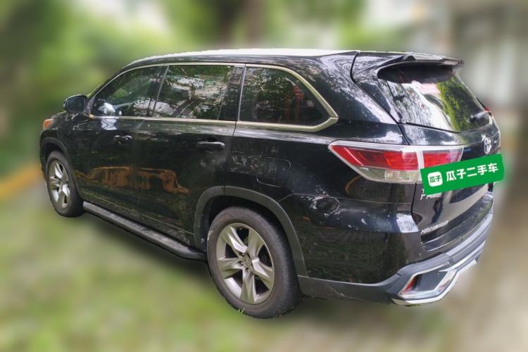 Used Toyota Highlander 2015 2.0T Four-Wheel Drive Luxury Edition 7-Seater Rear Left 45 Deg