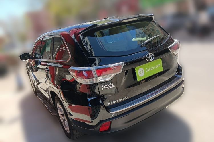 Used Toyota Highlander 2015 2.0T Four-Wheel Drive Elite Edition 7-Seater Rear Left 45 Deg