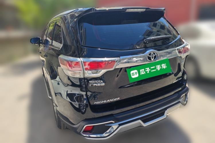 Used Toyota Highlander 2015 2.0T Four-Wheel Drive Luxury Edition 7-Seater Rear Left 45 Deg