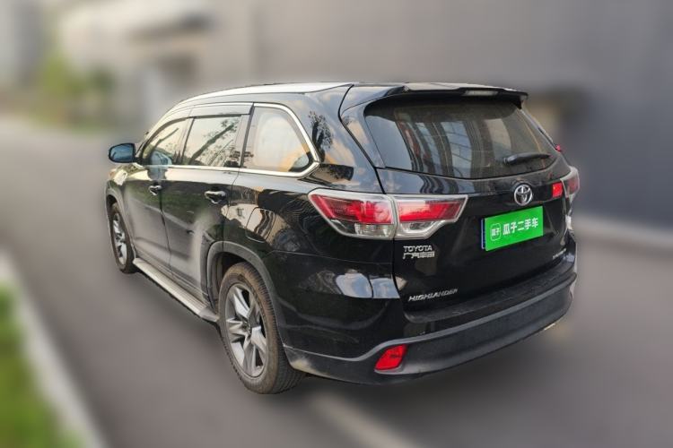 Used Toyota Highlander 2015 2.0T Four-Wheel Drive Luxury Edition 7-Seater Rear Left 45 Deg