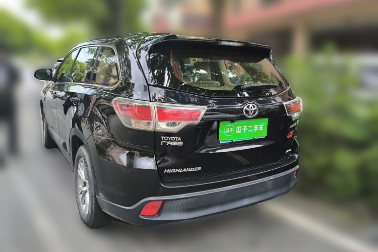 Used Toyota Highlander 2015 2.0T Four-Wheel Drive Elite Edition 7-Seater Rear Left 45 Deg