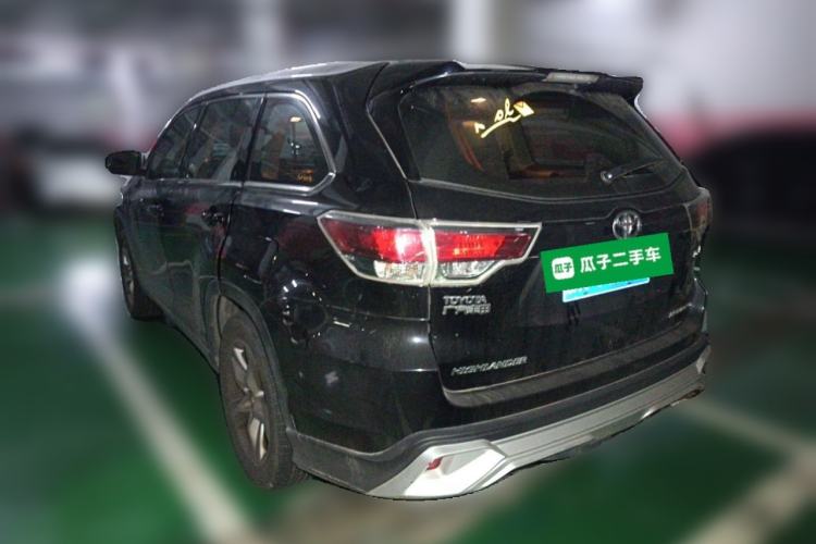 Used Toyota Highlander 2015 2.0T Four-Wheel Drive Luxury Edition 7-Seater Rear Left 45 Deg