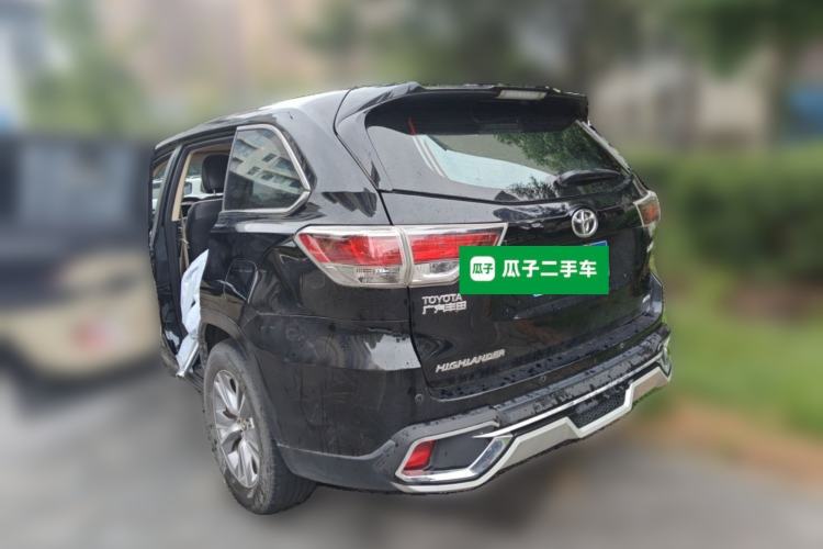 Used Toyota Highlander 2015 2.0T Four-Wheel Drive Elite Edition 7-Seater Rear Left 45 Deg