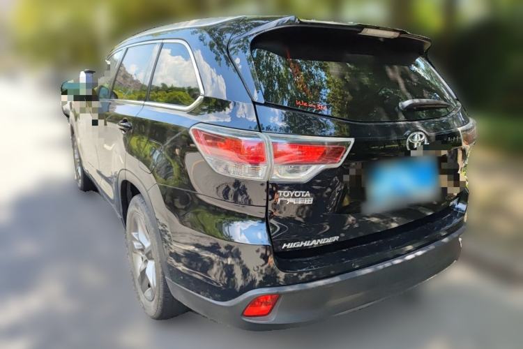 Used Toyota Highlander 2015 2.0T Two-Wheel Drive Luxury Edition 7 Seats Rear Left 45 Deg