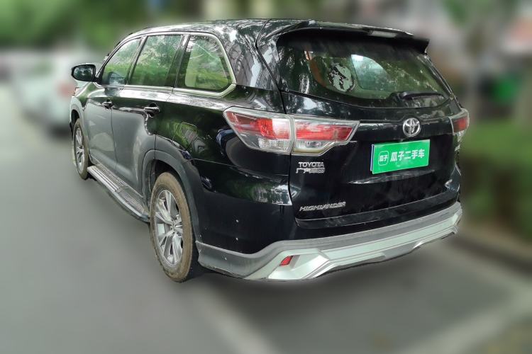 Used Toyota Highlander 2015 2.0T Four-Wheel Drive Elite Edition 7-Seater Rear Left 45 Deg