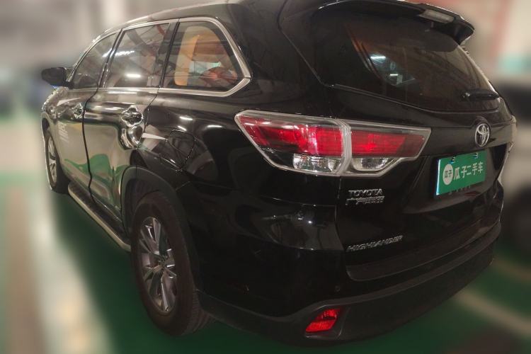 Used Toyota Highlander 2015 2.0T Four-Wheel Drive Elite Edition 7-Seater Rear Left 45 Deg
