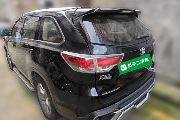 Used Toyota Highlander 2015 2.0T Four-Wheel Drive Luxury Edition 7-Seater Rear Left 45 Deg