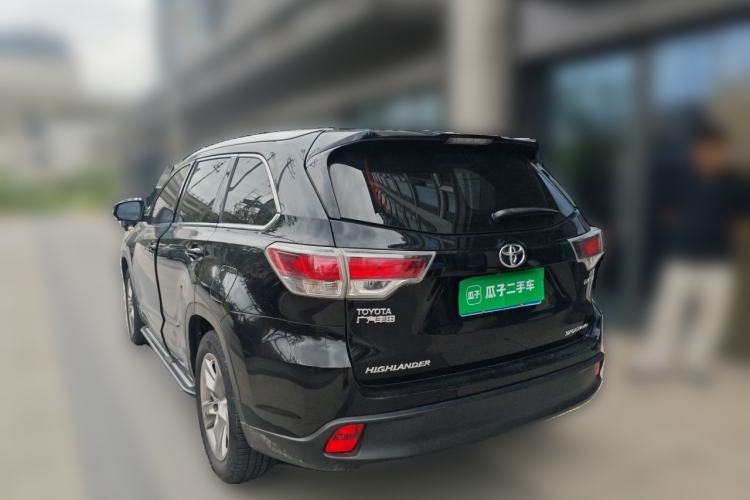 Used Toyota Highlander 2015 2.0T Four-Wheel Drive Luxury Edition 7-Seater Rear Left 45 Deg
