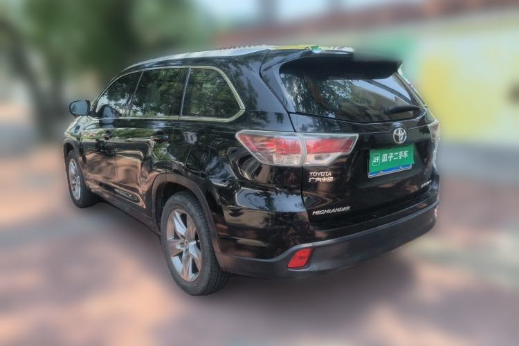 Used Toyota Highlander 2015 2.0T Four-Wheel Drive Luxury Edition 7-Seater Rear Left 45 Deg