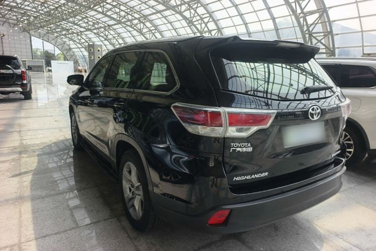 Used Toyota Highlander 2015 2.0T Four-Wheel Drive Luxury Edition 7-Seater Rear Left 45 Deg
